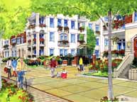 Streetscape marker rendering of a proposed project in NJ.
